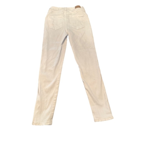 American Eagle Women's Jeans 4 Short White Skinny Jegging Next Level Stretch‎ - Picture 7 of 7